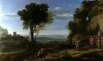 欧洲12-19世纪油画四_CLAUDE LORRAIN - Landscape with David at the Cave of Adullam